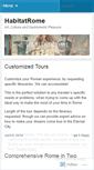 Mobile Screenshot of habitatrome.wordpress.com