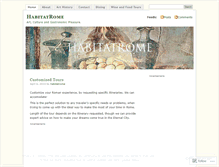 Tablet Screenshot of habitatrome.wordpress.com