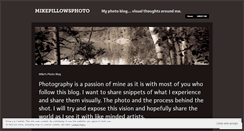 Desktop Screenshot of mikepillowsphoto.wordpress.com