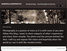 Tablet Screenshot of mikepillowsphoto.wordpress.com