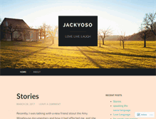 Tablet Screenshot of jackyoso.wordpress.com