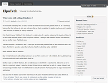 Tablet Screenshot of elpatech.wordpress.com