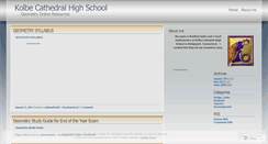Desktop Screenshot of kcgeometry09.wordpress.com
