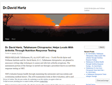Tablet Screenshot of drdavidhartz.wordpress.com