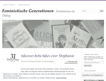 Tablet Screenshot of generationendialog.wordpress.com