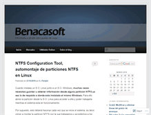 Tablet Screenshot of benacasoft.wordpress.com