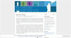 Desktop Screenshot of notaperfectmom.wordpress.com