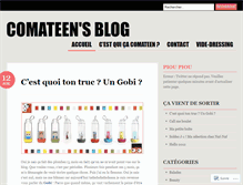 Tablet Screenshot of comateensblog.wordpress.com