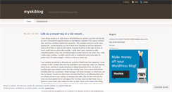 Desktop Screenshot of myskiblog.wordpress.com