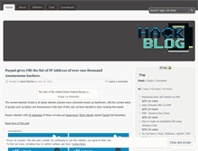 Tablet Screenshot of hackoblog.wordpress.com