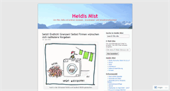 Desktop Screenshot of heidismist.wordpress.com
