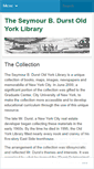 Mobile Screenshot of oldyorklibrary.wordpress.com