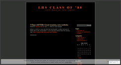 Desktop Screenshot of lhs88.wordpress.com