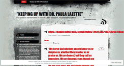 Desktop Screenshot of paulalazette914.wordpress.com