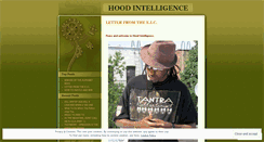 Desktop Screenshot of hoodintelligence.wordpress.com