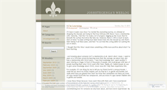 Desktop Screenshot of joshstegenga.wordpress.com