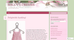 Desktop Screenshot of biscottidresses.wordpress.com