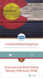 Mobile Screenshot of crosbierealestategroup.wordpress.com