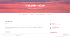 Desktop Screenshot of heissescheisse.wordpress.com