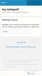 Mobile Screenshot of mymelopuff.wordpress.com