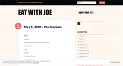 Desktop Screenshot of eatwithjoe.wordpress.com