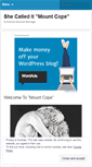 Mobile Screenshot of mountcope.wordpress.com