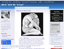 Tablet Screenshot of mountcope.wordpress.com