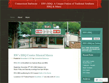 Tablet Screenshot of connecticutbarbecue.wordpress.com