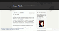 Desktop Screenshot of meganwinkler.wordpress.com