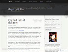 Tablet Screenshot of meganwinkler.wordpress.com