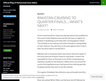 Tablet Screenshot of muhammadanasabbas8.wordpress.com