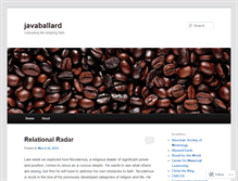 Tablet Screenshot of javaballard.wordpress.com