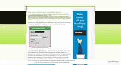 Desktop Screenshot of myspacebackgroundgenerators.wordpress.com