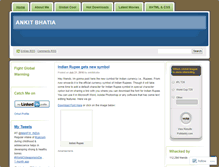 Tablet Screenshot of ankitbhatia.wordpress.com
