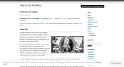 Desktop Screenshot of navarrosilustres.wordpress.com