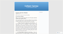 Desktop Screenshot of colleencanney.wordpress.com
