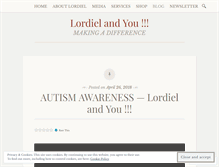 Tablet Screenshot of lordiel.wordpress.com