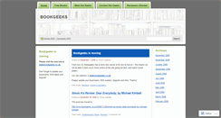 Desktop Screenshot of bookgeeks.wordpress.com
