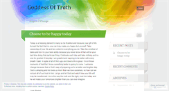 Desktop Screenshot of goddessoftruthdotcom.wordpress.com