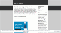 Desktop Screenshot of ideasqproducen.wordpress.com