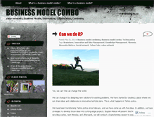 Tablet Screenshot of businessmodelcombo.wordpress.com