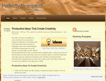 Tablet Screenshot of perfectlyprompted.wordpress.com