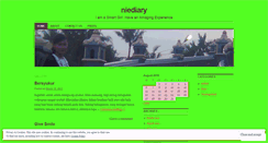 Desktop Screenshot of niediary.wordpress.com