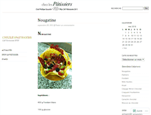 Tablet Screenshot of chezlespatissiers.wordpress.com