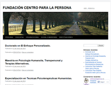 Tablet Screenshot of centroparalapersona.wordpress.com