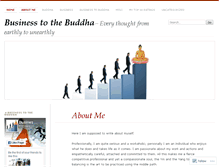 Tablet Screenshot of business2buddha.wordpress.com