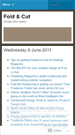 Mobile Screenshot of foldcut.wordpress.com