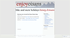 Desktop Screenshot of enjoyoisans.wordpress.com