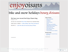 Tablet Screenshot of enjoyoisans.wordpress.com