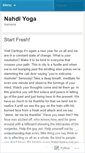Mobile Screenshot of nahdiyoga.wordpress.com